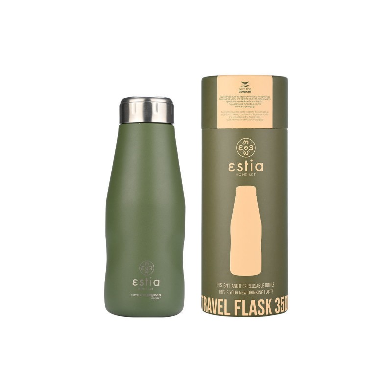 Estia 01-22303  Θερμός Travel Flask Save the Aegean FOREST SPIRIT 350ml 